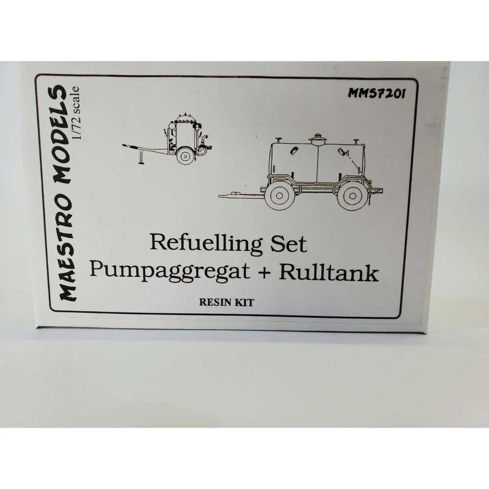 Maestro Models MMS7201 Refulling Pumpaggregat Rulltank1:72 Scale Model Kit‎